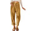 Pantalones Casuales de Cintura Alta para Mujer, Nuevos de Otoño 2025 en Amazon, Color Sólido de Pana, Pierna Recta Holgada, Estilo Europeo y Americano