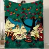 Manta de Franela Estampada Digital de Gran Venta, Manta de Oficina para Todas las Estaciones, Manta Gruesa de Dibujos Animados para Aire Acondicionado