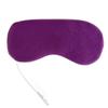 Máscara de Ojos Calefactora de Fibra de Carbono Ultra Suave Morado Intenso, Ajustable en Tres Niveles de Temperatura, Mascarilla de Ojos Calefactora con Vapor, Enchufe USB, Compresa Caliente