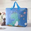 Bolsa de armazenamento de colcha de jardim de infância, colcha de estudante, colchão, roupas especiais, bolsa de bagagem de mão não tecida, grande capacidade