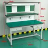 Banco de trabajo antiestático para talleres y fábricas, mesa de inspección con luces, banco de trabajo para reparación de computadoras y teléfonos móviles