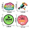 Série de Verão Ímãs de Geladeira de Borracha Macia em PVC Adesivos Decorativos de Mensagens Quadro Branco Magnético DIY para Educação Infantil Venda por Atacado
