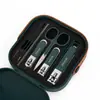 Conjunto de cortadores de unhas com estampa, ferramentas de beleza para unhas, 7 peças, pequeno, para presente, com logotipo em código bidimensional.