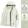 Otoño/Invierno 2026 Estilo Pareja Chaqueta de Plumas para Exteriores Cortavientos Impermeable Cálida Ropa para Escalada Senderismo Hombres Mujeres
