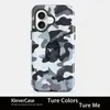 La popular funda de teléfono de camuflaje rosa con temática de simio de TK es adecuada para iPhone 17 Pro Max y Apple 16, una funda de película dos en uno