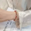 El Nuevo Pulsera de Perlas Rosas para Mujer es una Pulsera Apilable y Joyería Muy Hermosa de Lujo Ligero, de Nicho, Exquisita y con un Toque de Alta Gama