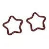 1 Llavero de Estrella de Cinco Puntas Pintado de Aleación Colorida Cadena para Llavero Hecha a Mano Accesorios de Joyería para Colgar en Bolsos Paquete de Materiales