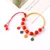 Nuevos Brazaletes de Alta Gama con Cristales y Cuentas de Vidrio, Joyería para Parejas y Mejores Amigos, Brazaletes Pequeños de Regalo, Accesorios de Mano Minimalistas Estilo Ins