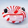 Venta Directa de Fábrica Material de PVC Rayas Rojas y Blancas con Asa Anillo Inflable para Esquiar al Aire Libre