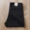 Pantalones de Negocios Casual Rectos para Hombre de Seda de Hielo Transpirables Elásticos Tencel Antiarrugas Sin Planchar Verano 2024 de Gama Alta