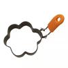 Acero Inoxidable Tortilla Irregular Herramientas de Cocina Mango de Silicona Molde para Huevo Frito Modelo Multigráfico