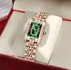 Reloj Cuadrado de Moda Explosivo Transfronterizo para Mujer, Nicho de Cuarzo, Lujo Ligero, Moda, Correa de Acero, Hebilla de Mariposa, Elegante, Resistente al Agua, Reloj para Mujer