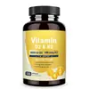 Amazon TK Punto Caliente de Venta Transfronteriza Cápsulas de Vitamina D3 y K2 Fábrica de Fuente de Vitaminas Soporte Mayorista OE M
