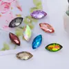 Venta al por mayor de fábrica en stock taladro ojo de caballo forma de taladro de vidrio de cristal taladro de fondo puntiagudo DIY funda para teléfono móvil accesorios de joyería para uñas