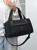 Bolsa de viagem de grande capacidade para viagens curtas, bagagem de mão leve feminina, bolsa transversal expansível à prova d'água masculina para esportes e fitness