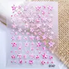 Venta Caliente 5D Estampado Gato de Dibujos Animados Pegatinas para Uñas Patrón Simple Estampado de Leopardo Estrella de Cinco Puntas Material Pegatinas Planas de Concha para Uñas
