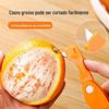 Descascador de Laranja Multifuncional, Ferramenta Especial para Descascar Laranjas, Removedor de Casca de Fruta, Abridor de Frutas Tangerina e Romã, Descascador