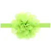 Diadema de encaje de gasa con flor para niños, accesorios para el cabello de bebé, venta al por mayor, 13 colores opcionales