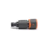 Conector Rápido de Boquilla de Válvula Directa al por Mayor, Boquilla Conector Rápido de 4 Puntas Recubierta de Goma con Válvula, Accesorios para Equipos de Lavado de Coches y Jardín