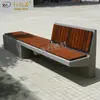 Cadeira GRC cadeira de cimento em formato criativo banco de terrazzo madeira anticorrosiva customizada cadeira pública para descanso
