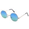 Moda Transfronteriza Nuevas Gafas de Sol Metálicas de Montura Redonda Gafas de Sol Unisex Trendy Piezas Oceánicas Coloridas 1177