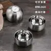 Tazón de Acero Inoxidable 304 Estilo Coreano Doble Capa Aislamiento Térmico Cantina Escolar Estudiante Tazón de Arroz Comercial Engrosado Anti-caída para Niños Tazón para Sopa