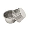 Taza de papel desechable especial taza de papel para pastel de aluminio de doble cara taza de rollo dorada taza recubierta soporte para papel de hornear 50 juegos