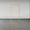 Amazon Supply Señal Cuadrada de Hierro Soporte de Metal Decoración de Área de Bienvenida Escena de Boda Diseño Exterior