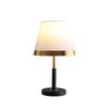 Lámpara de mesa de noche para dormitorio romántico, lámpara de estilo europeo, lámpara de mesa de noche para sala de estar de hotel, estilo nórdico, interruptor de botón, de escritorio, para uso doméstico