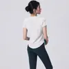 Conjunto Profesional de Ropa Deportiva para Correr y Yoga para Mujer Verano Nuevo Transpirable de Secado Rápido Ropa para Fitness Manga Corta Sensación de Alta Gama