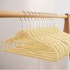 Colgador de almacenamiento de plástico transparente con flocado nuevo de terciopelo, 42 cm, para adultos, para guardar abrigos, recommended