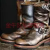 Deseo fabricante de origen de comercio exterior venta directa tacón cuadrado de fondo plano de media pantorrilla versátil casual moda botas para hombre talla grande