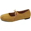 Zapatos Planos Versátiles para Mujer con Lazo y Boca Baja 2026 Nuevo Estilo para Combinar con Faldas Zapatos Mary Jane de Moda Zapatos Casuales Retro Franceses
