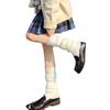 Calcetines blancos para mujer por encima de la rodilla, primavera y otoño, Y2G, manga larga para la pierna, otoño, pantorrilla, calcetines calientes para niña, calcetines JK para otoño e invierno.