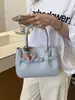 Bolsa de Mão Estilo Coreano Retrô Padrão Lichia Transfronteiriça para Mulheres 2026 Nova Coleção de Primavera Bolsa de Ombro Bolsa Saco Crossbody de Alta Qualidade