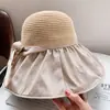 Chapéu de Sol de Verão e Proteção Solar, Item Versátil e Fashion para Viagem, Chapéu de Pescador Pequeno com Furos Respiráveis, Protetor Solar Versátil