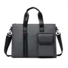 Bolsa Simples para Laptop Masculina Estilo Coreano, Pasta de Negócios, Bolsa para Arquivos de Notebook, Bolsa para Laptop em Tecido Oxford