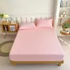 Sábanas bajeras de color sólido seleccionadas, fundas bajeras cepilladas, fundas protectoras lavables, fundas de almohada, sábanas bajeras, protectores de colchón Simmons, sábanas bajeras con estampado por calor