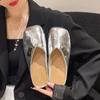 Pantuflas de Media Punta Baotou de Fondo Plano para Dama al Mayoreo Verano Nuevo de Alta Gama Slip-on Combinables Perezosas Sandalias para Mujeres Embarazadas