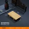 Plato de Madera de Bambú Estilo Japonés Creativo Plato para Sushi Plato para Platos Utensilios de Cocina Tabla de Sushi Bandeja para Servir Sashimi Madera Maciza Rectangular