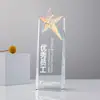 2026 Nuevo Trofeo de Cristal Creativo y Colorido Medalla Personalizada para Empleados Destacados Souvenir de Premiación de Reunión Anual Corporativa