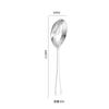 Colher de Servir Aço Inoxidável 304 Colher de Servir Self-service de Hotel Colher Dagong Colher Pública de Hotel Servindo Colher Dagong