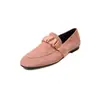 Zapatos Planos de Moda de Nicho de 1.1 cm con Suela Suave y Cómodos, Nuevos Mocasines Planos sin Cordones de Punta Redonda para Mujer, Colección Primavera y Otoño 2026