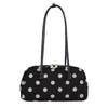 2026 Nuevo Estilo Coreano Bestseller Transfronterizo Bolso de Hombro Único de Gamuza con Puntos Moda Simple Versátil Bolso de Viaje Diario para Mujer