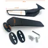 Espejo retrovisor de motocicleta coche deportivo modificado Universal espejo ala Espejo retrovisor de coche deportivo R3R25 R1 ZX6R
