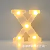 Luces LED de Letras Transfronterizas en Stock de 16 cm, Luces de Números en Inglés, Decoración para Escena de Fiesta de Cumpleaños y Propuesta
