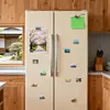 Imán de Refrigerador de Vidrio Paisaje de Taiyuan Pabellón Clásico Jinci Estructura de Madera Edificio Antiguo Souvenir Cultural y Creativo Pegatina Magnética Regalo para el Hogar