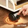 Soporte para Host de Computadora Habitación Gamer con Ruedas Escritorio Multicapa Estante Inferior para Colocación del Gabinete Soporte de Almacenamiento Disipación de Calor