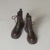 Botines tipo Martin con cordones, botines cortos para mujer, nuevo estilo otoño e invierno, suela gruesa, tacón grueso, estilo británico retro, botines cortos de moda, botines de motociclista