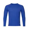Camiseta Esportiva Americana Masculina Treino Secagem Rápida Roupas Fitness Outono e Inverno Fina Solta Casual Corrida Respirável Manga Longa